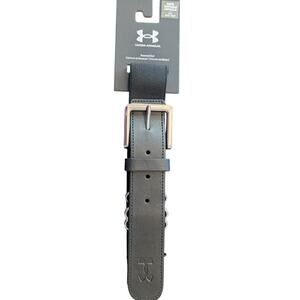 Under Armour Men's Baseball Belt Black OSFA Adjustable to 42 NWT